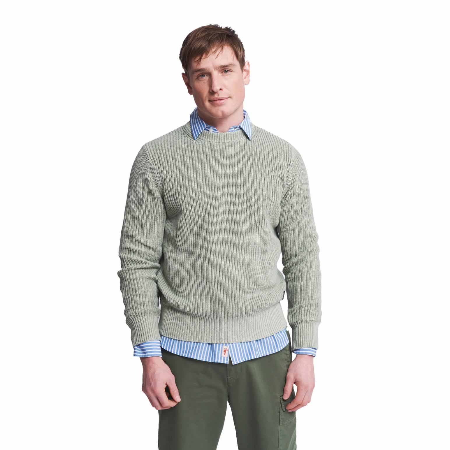 Aubin Martin Ribbed Crew