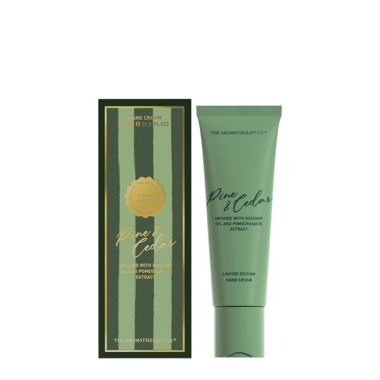 The Aromatherapy Co Festive Hand Cream 50ml - Pine & Cedar