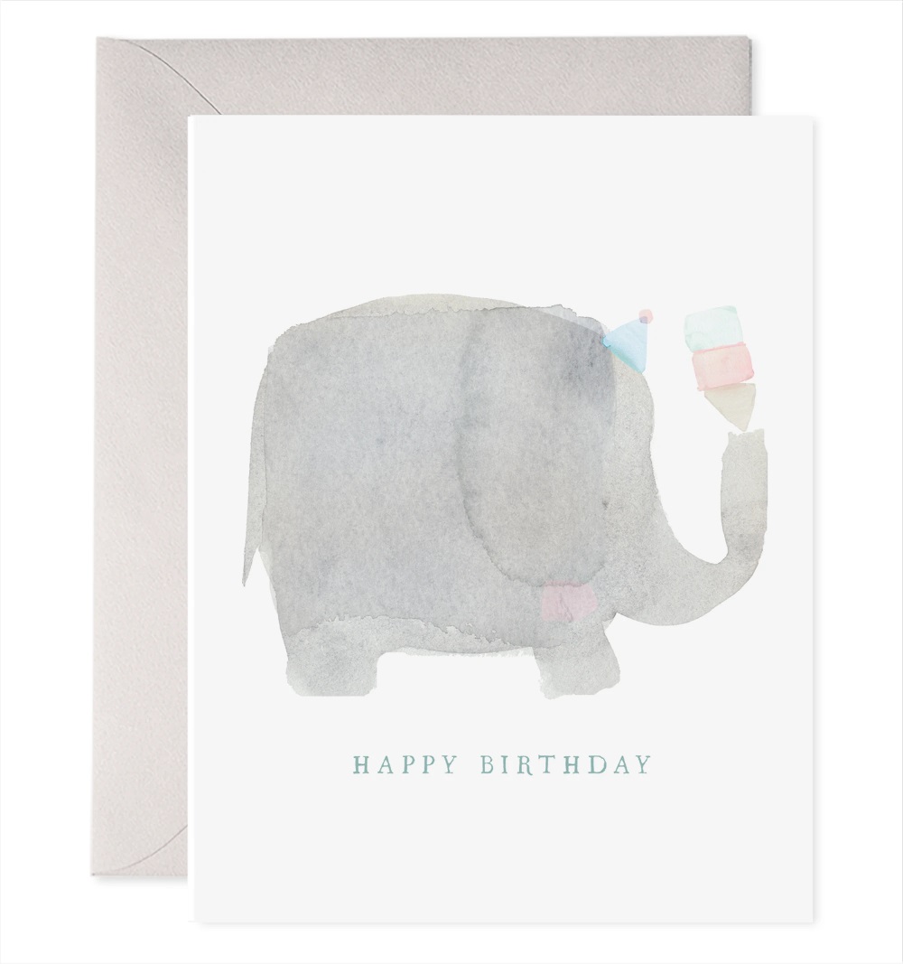 Welcome Elephant Card