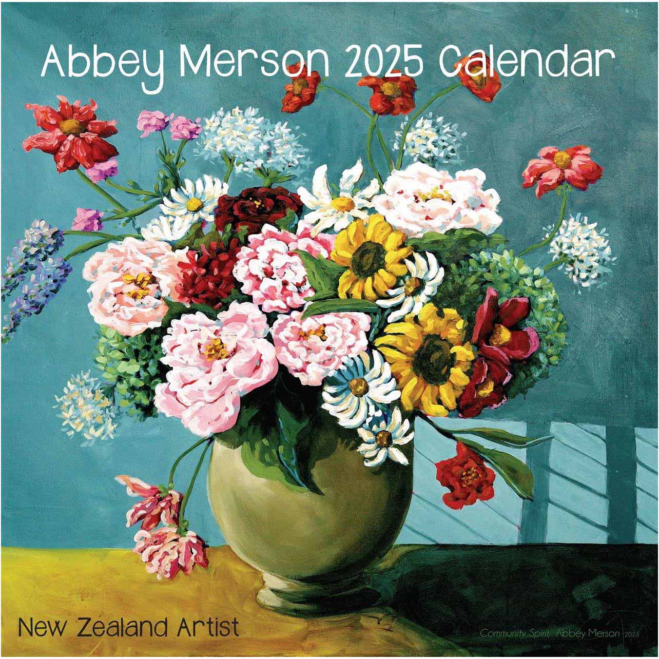 Abbey Merson 2025 Wall Calendar