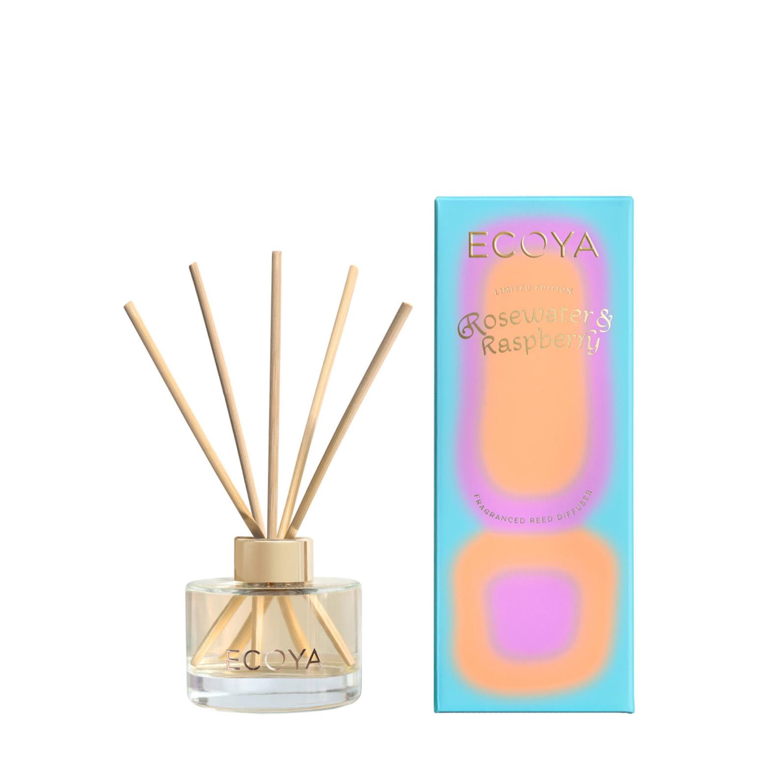 ECOYA Sorbet Summer: Rosewater & Raspberry Mini Diffuser 50ml