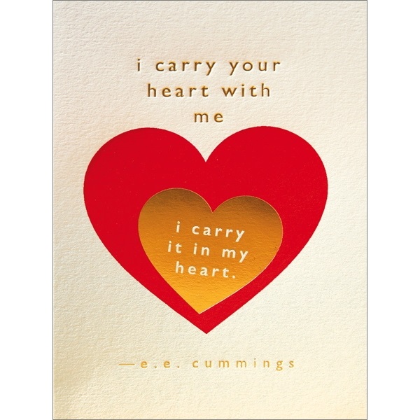 Vevoke Foil Card Carry Your Heart