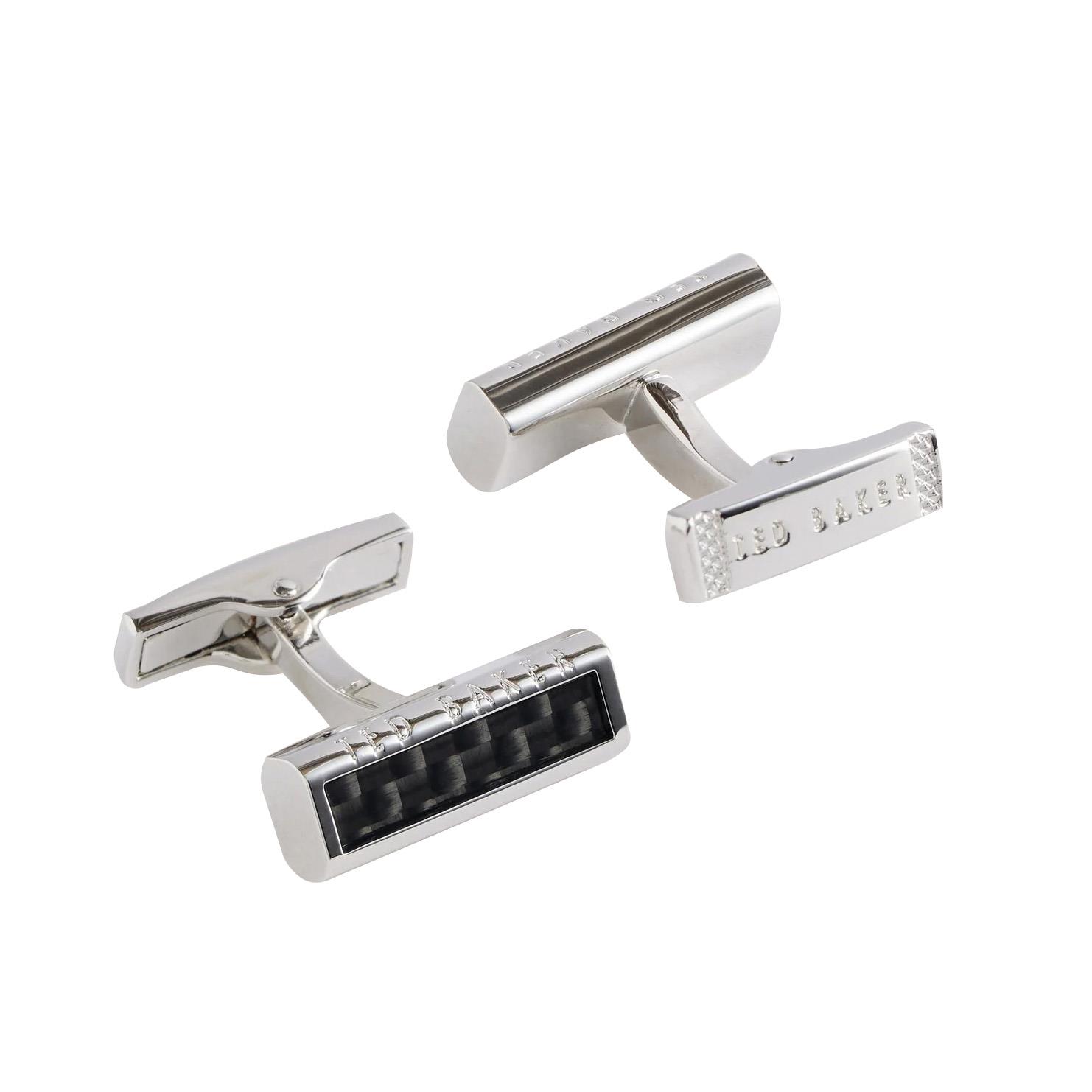 Ted Baker Carbie Carbon Fibre Cufflinks