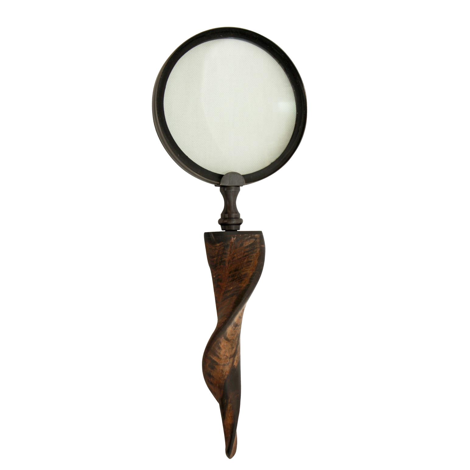 French Country Oversized Twist Magnifying Glass