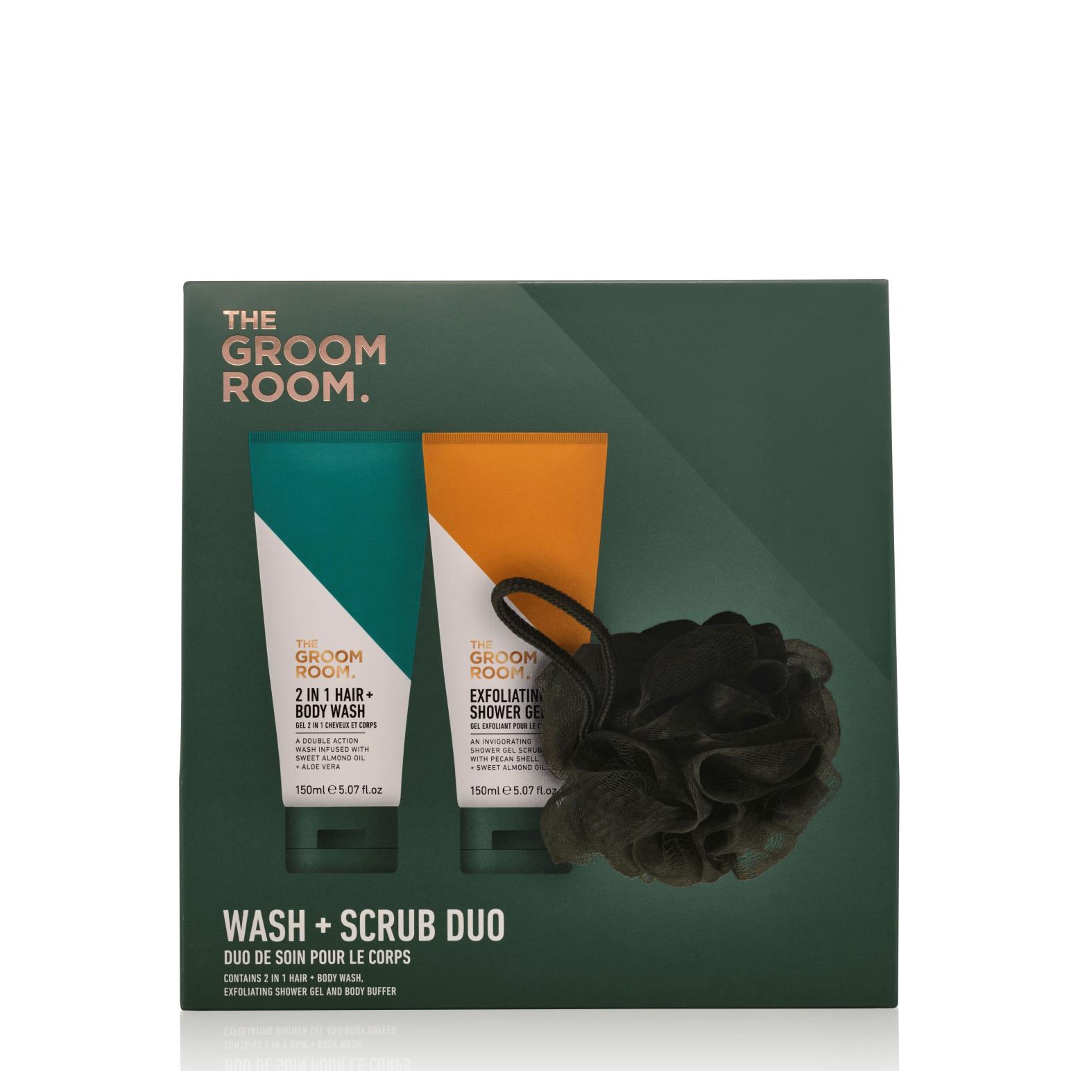 The Groom Room Wash And Scrub Duo