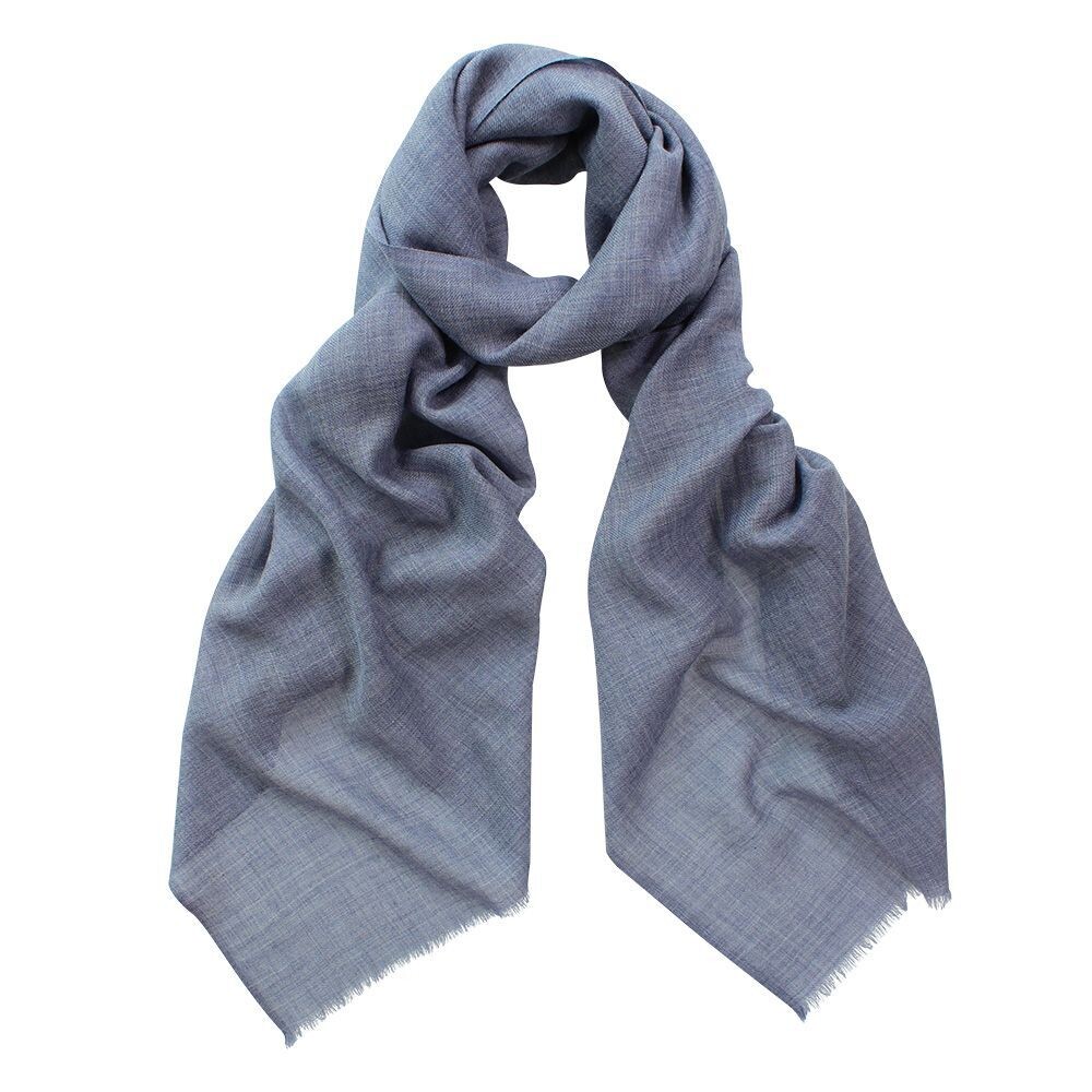 D)LUX Simone Wool Silk Twill Wrap Scarf