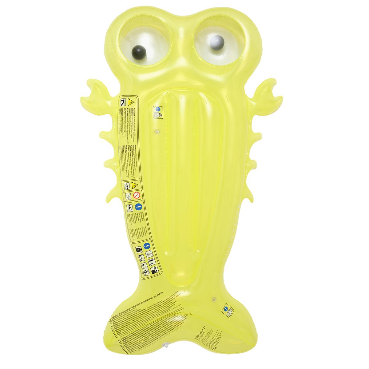 SUNNYLiFE Luxe Lie-On Float Sonny The Sea Creature Citrus