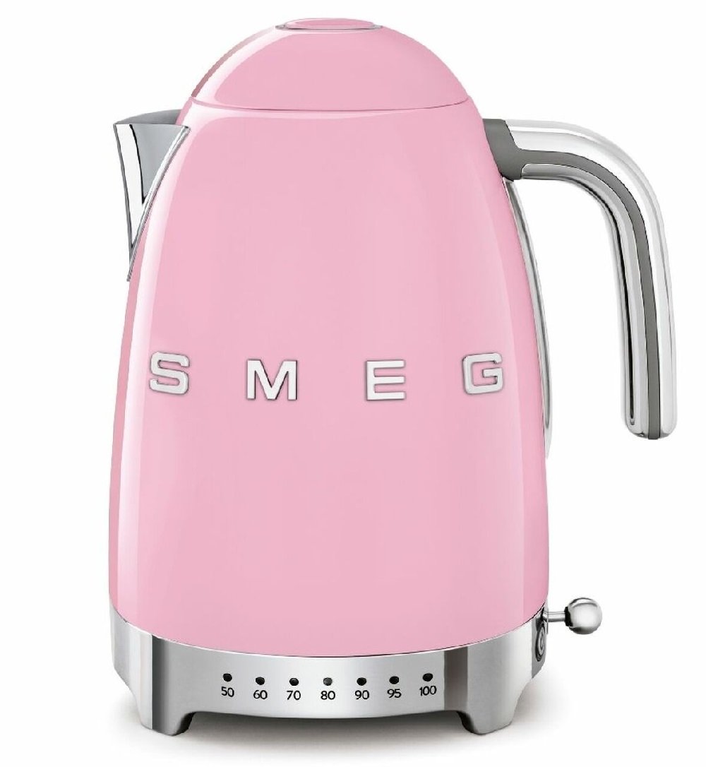 Smeg Electric Variable Temp Kettle - Pink