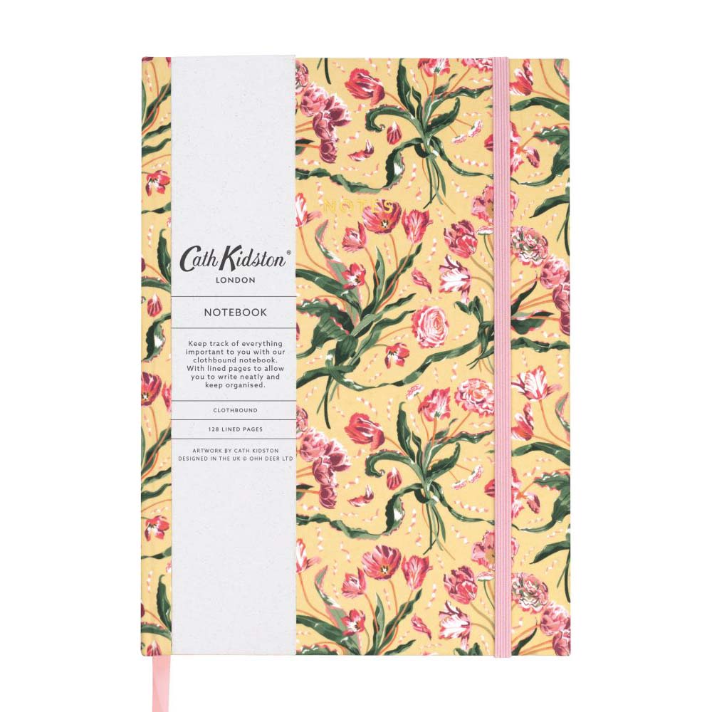 A5 Cloth Floral Fancy Notebook