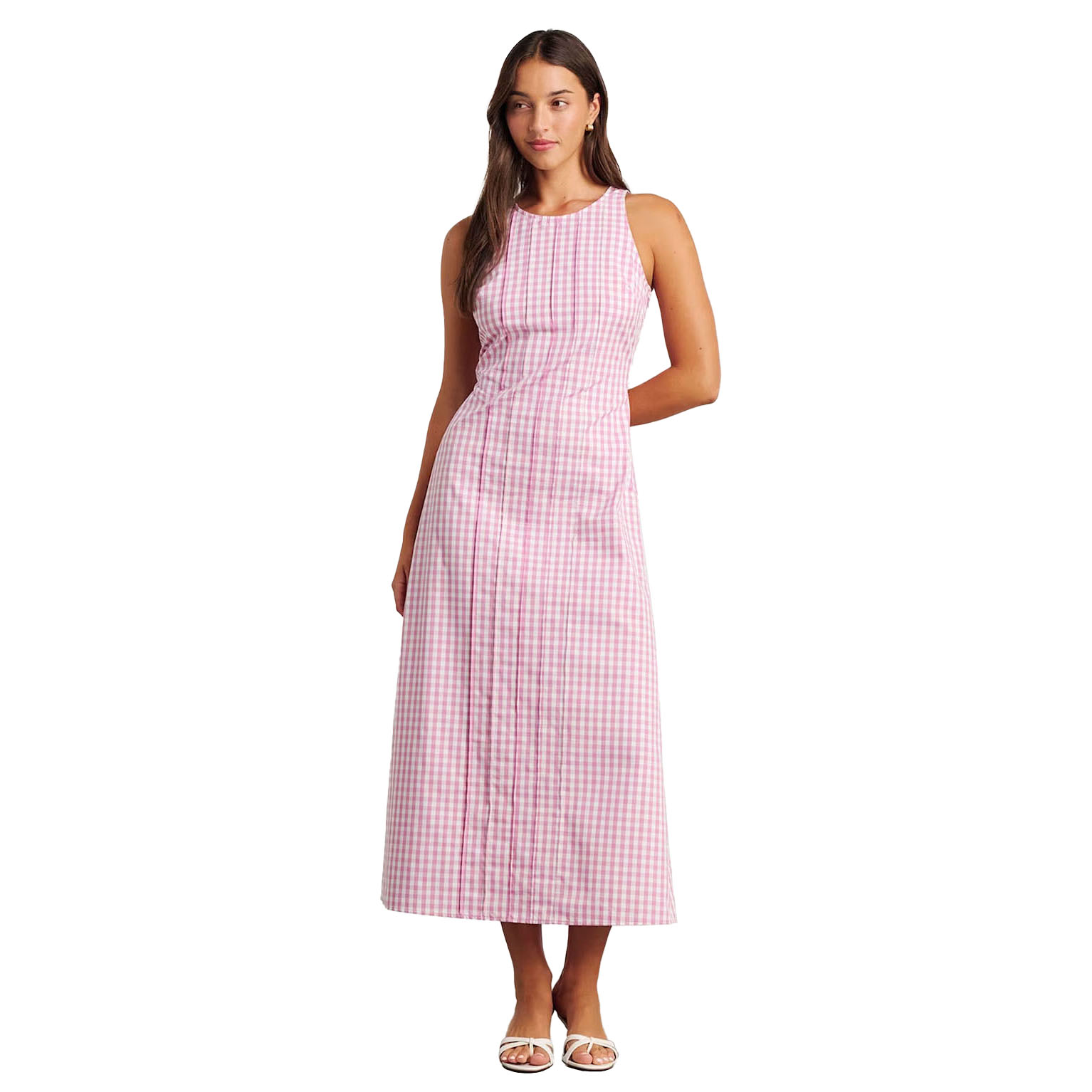 JAG Poppy Gingham Maxi Dress