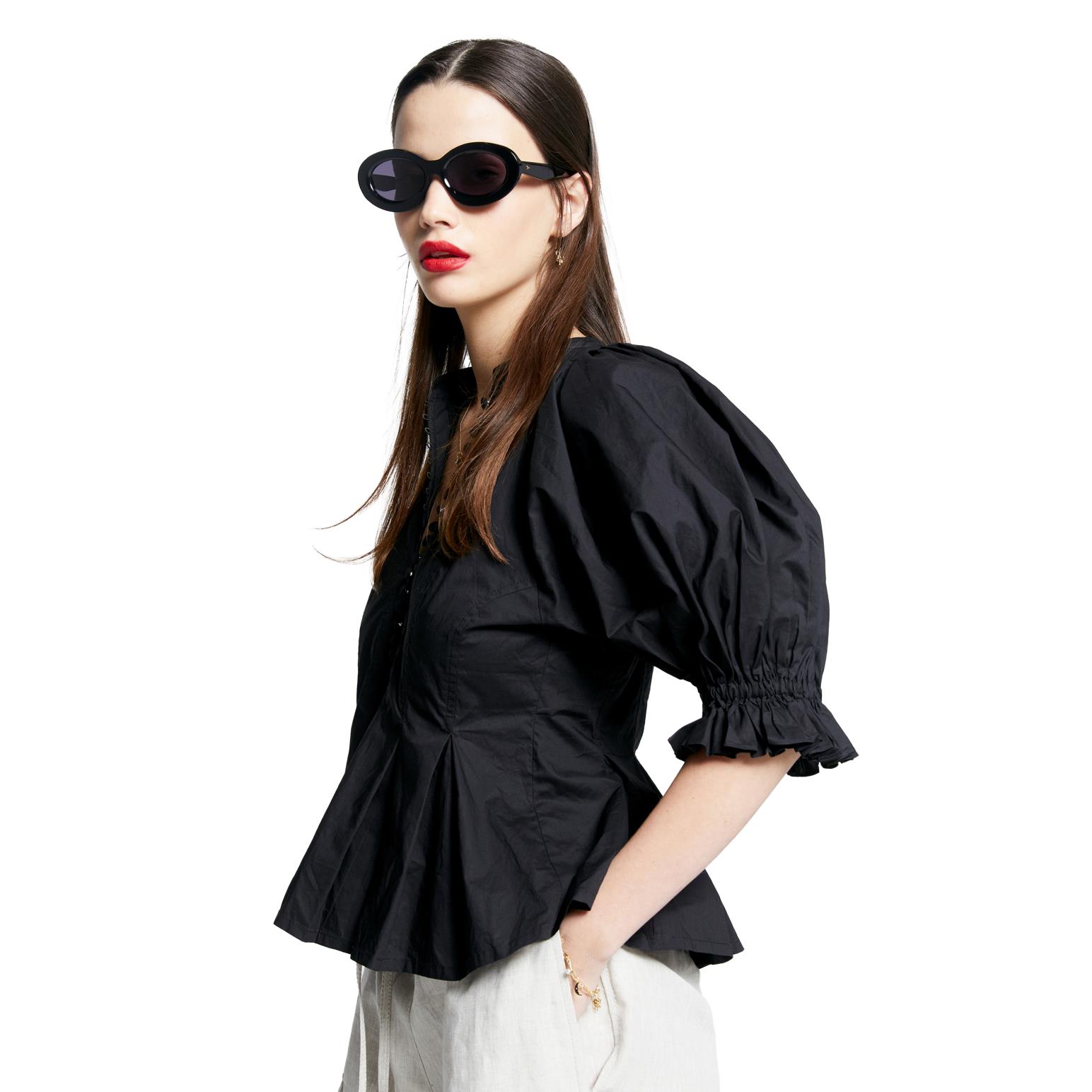 Karen Walker Melody Organic Cotton Top