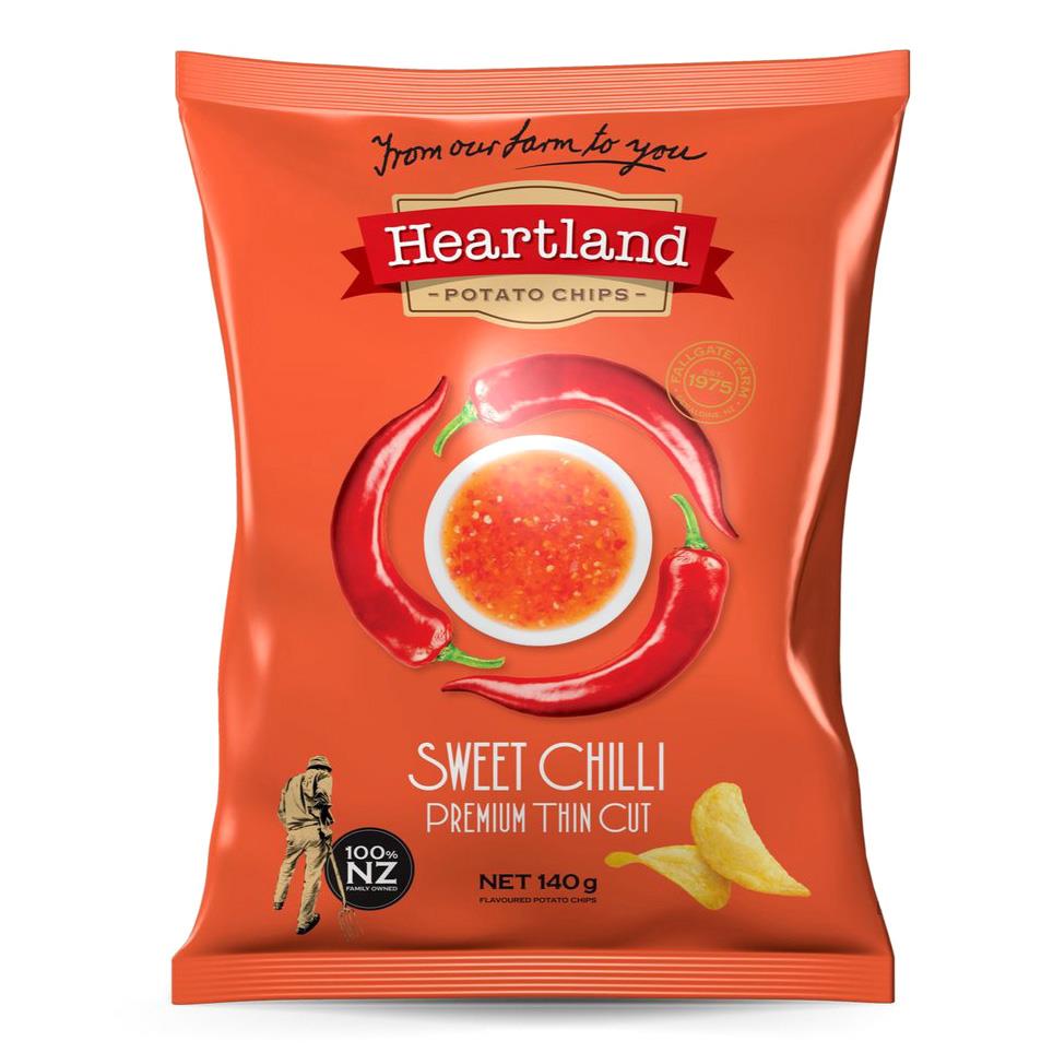 Heartland Premium Thin Cut Sweet Chilli - 140g