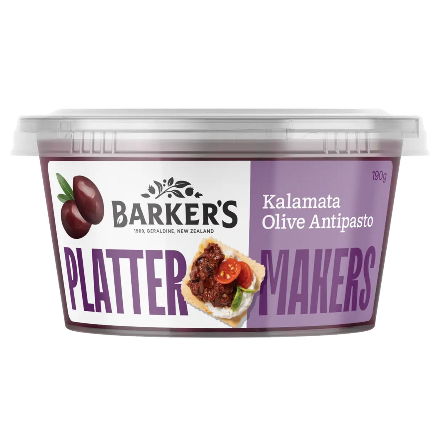 Barker's Platter Makers Kalamata Olive Antipasto 190g