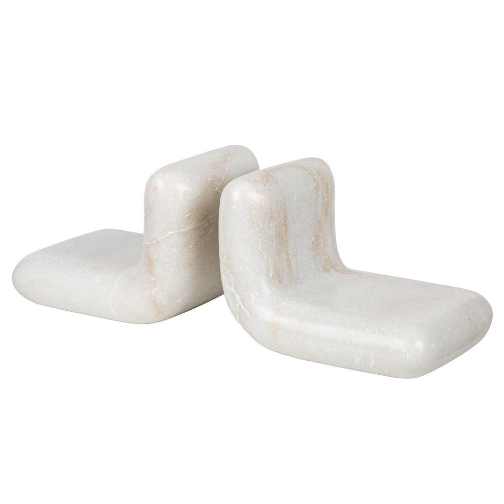 Tom Dixon Stone Bookends White