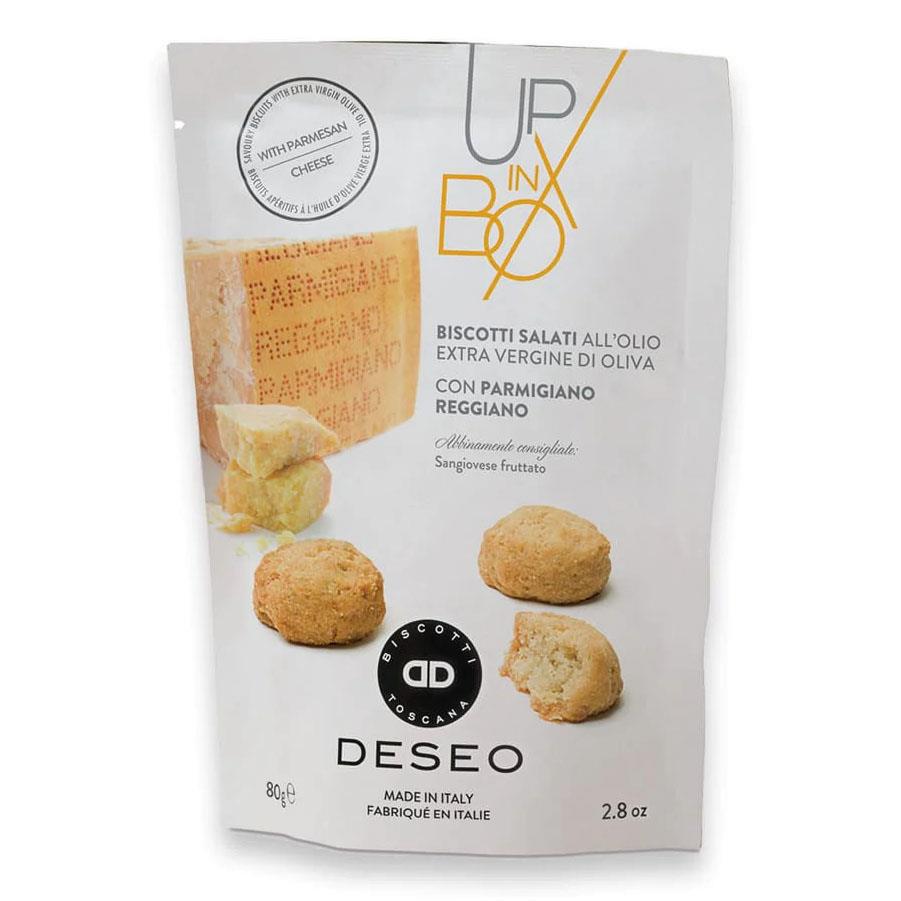 Deseo Savoury Biscuits Parmigiano Reggiano 80g