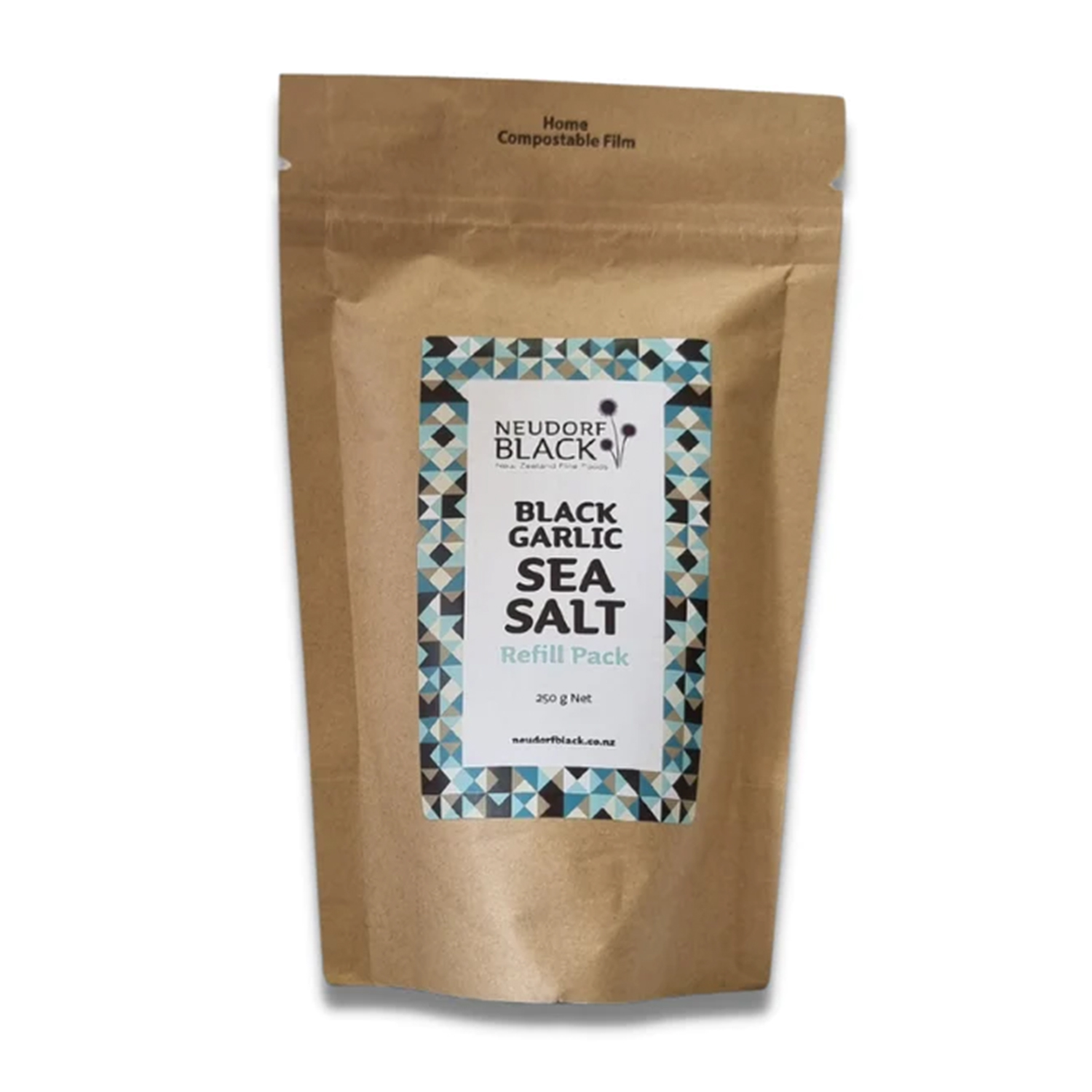 Neudorf Black Garlic Sea Salt Refill Pouch 250g