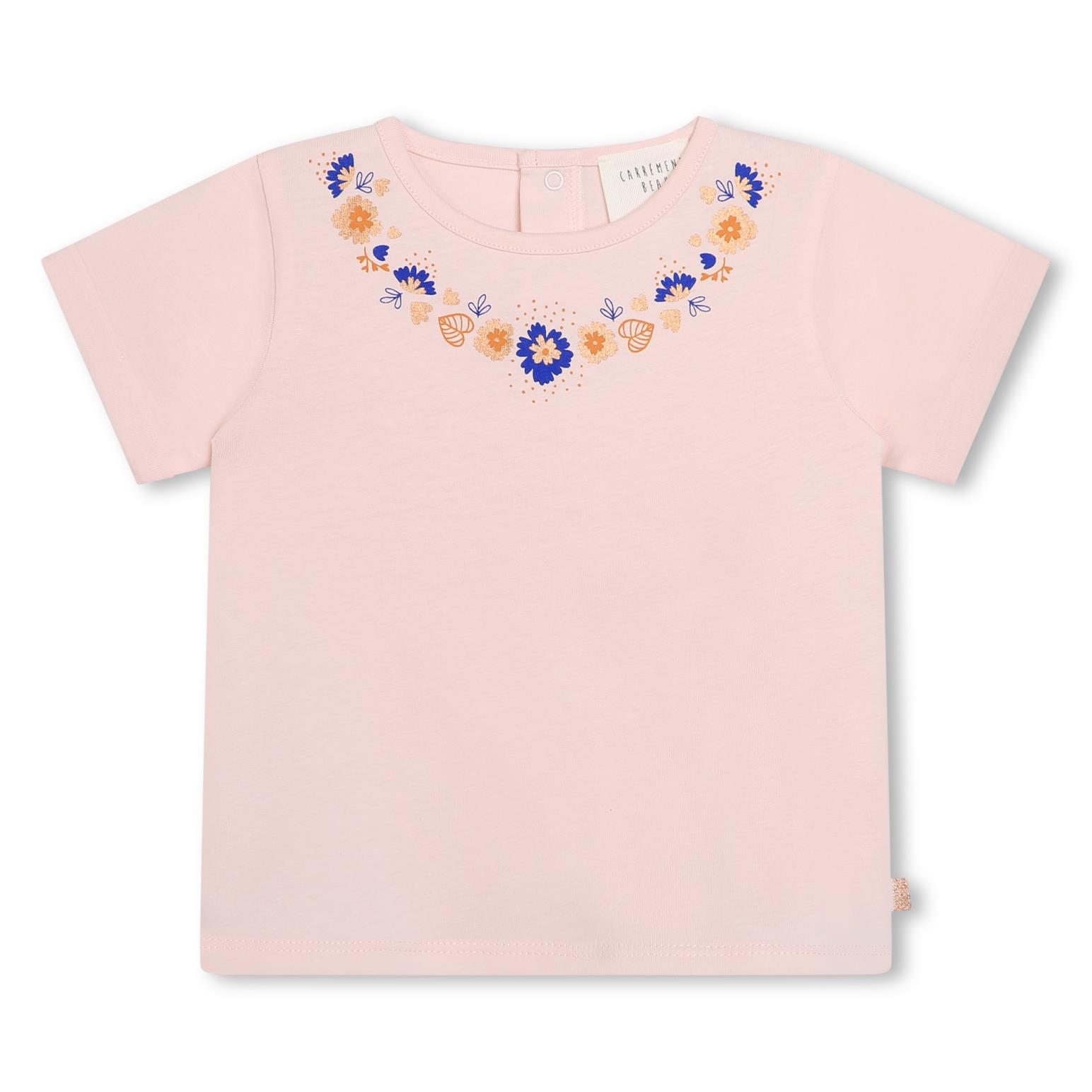 Carrement Beau Organic Farming Neck Detail T-Shirt 2 - 3Y