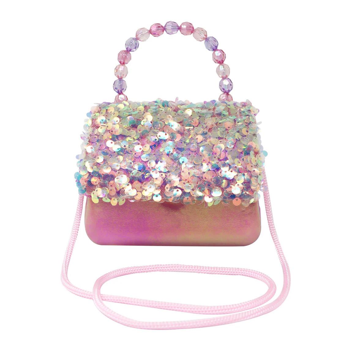 Pink Poppy Dazzling Sequin Handbag