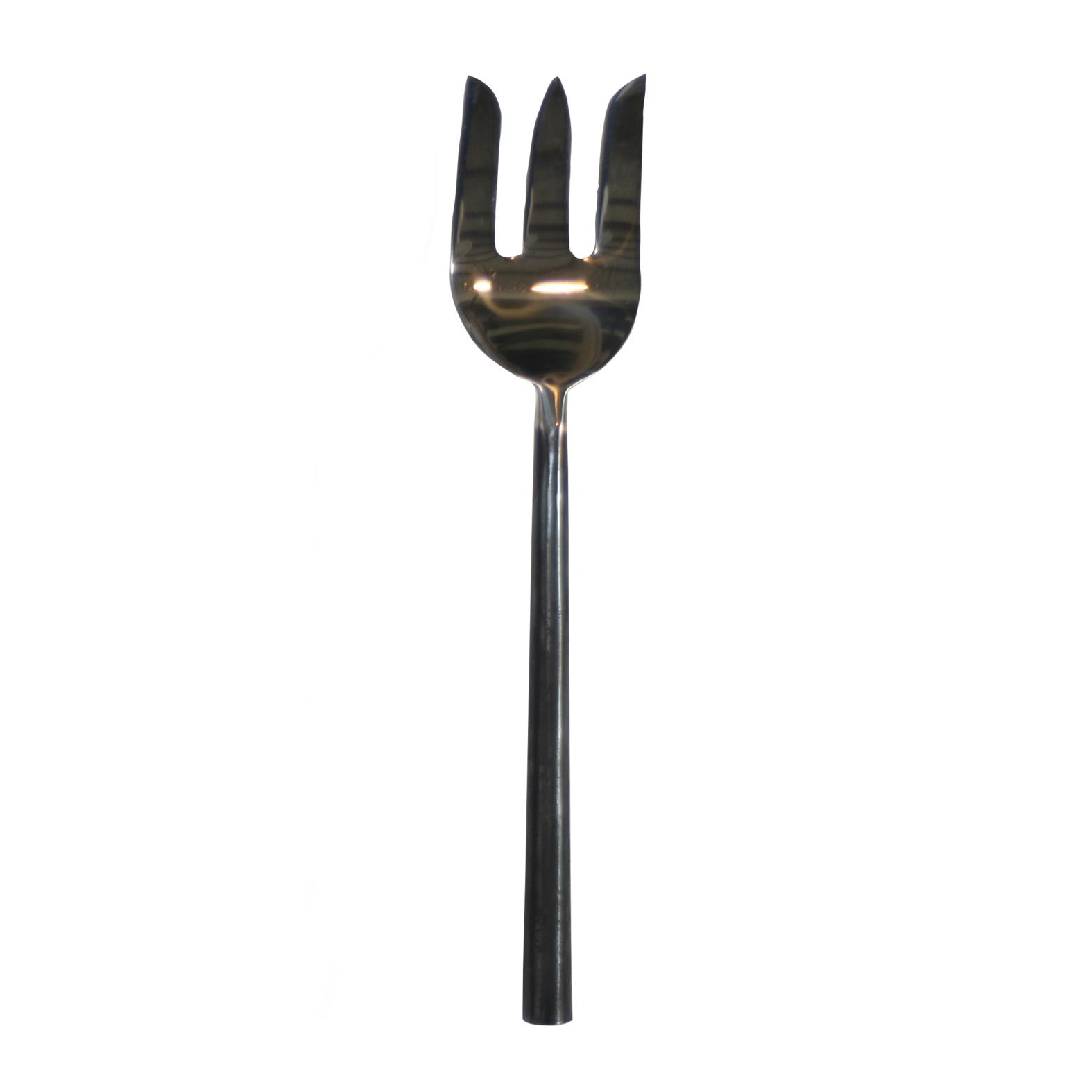 French Country Black Handle Serving Fork Medium