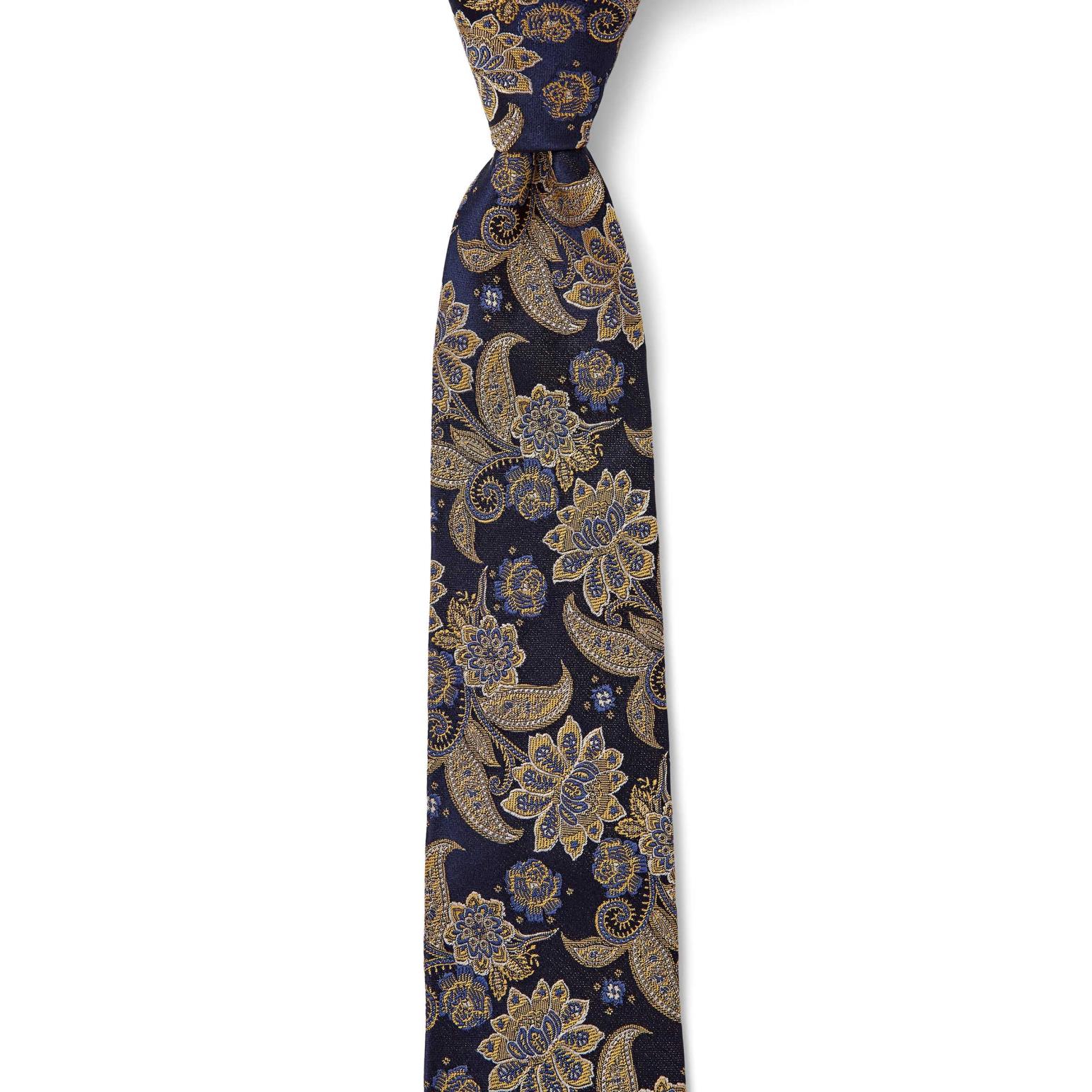 Cambridge Floral Paisley 7.5cm Tie