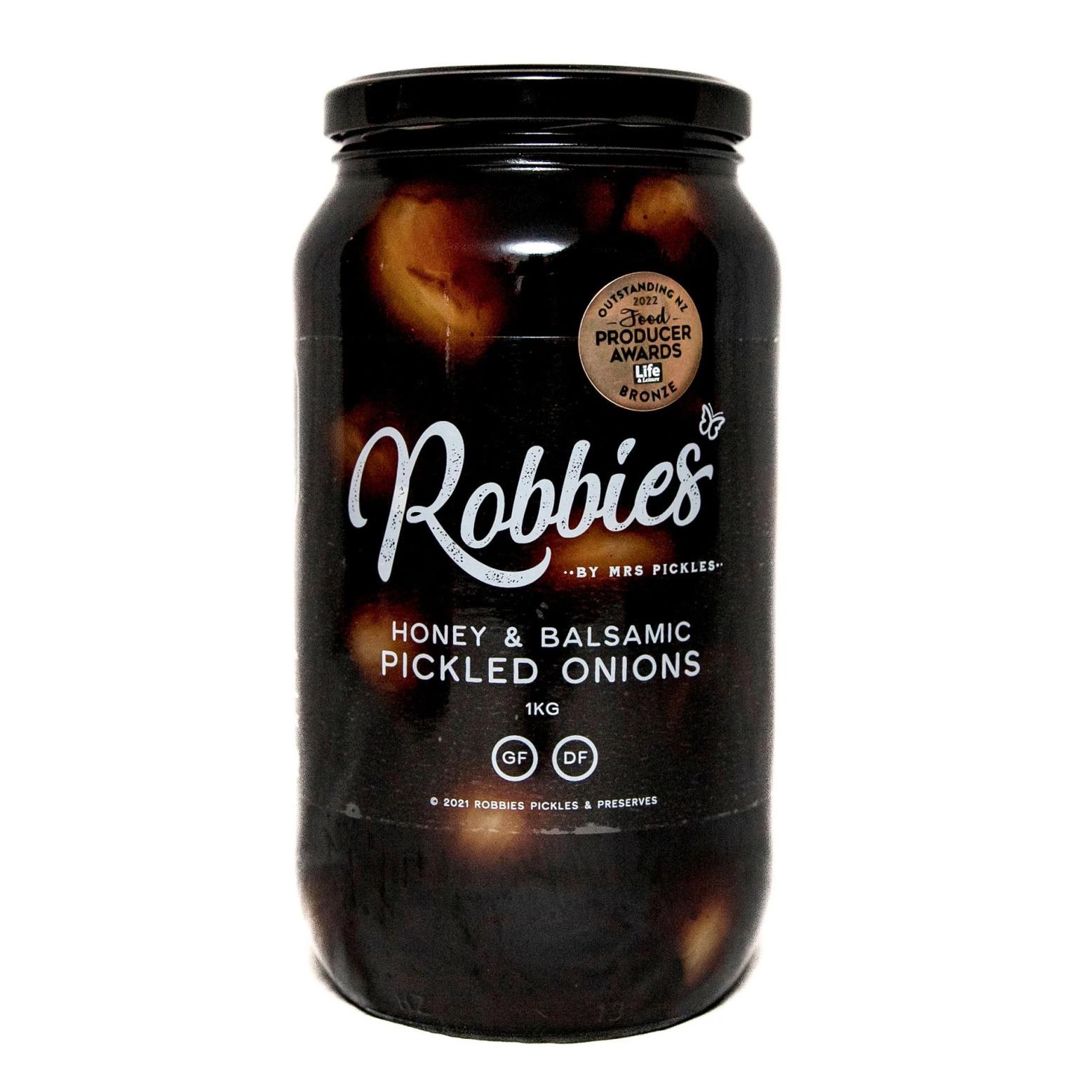 Robbies Honey Balsamic Pickled Onions 500g