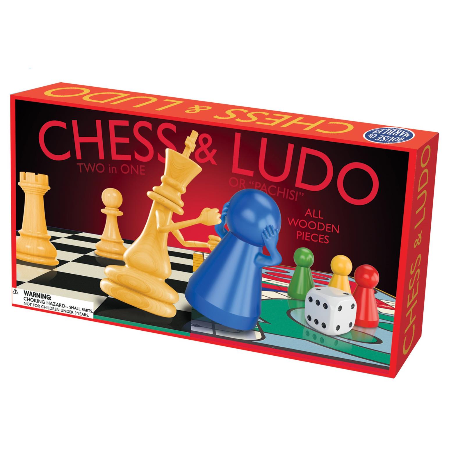 House of Marbles Chess & Ludo Board Game