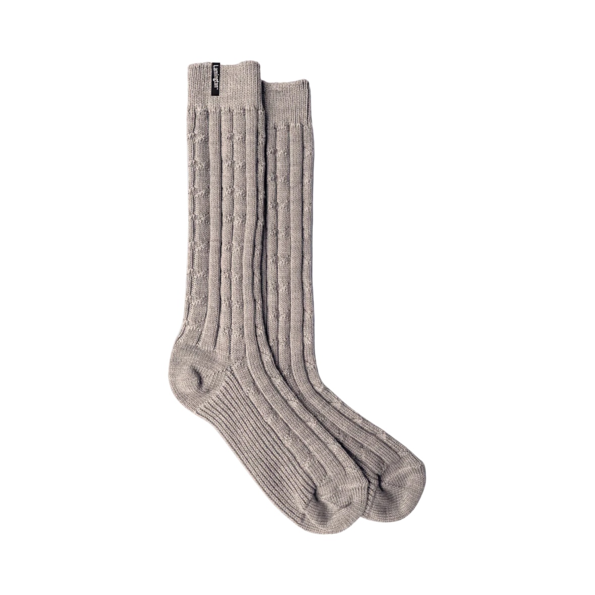 Lamington Socks Merino Sunday Chunky Cable Knit Socks - Bluff