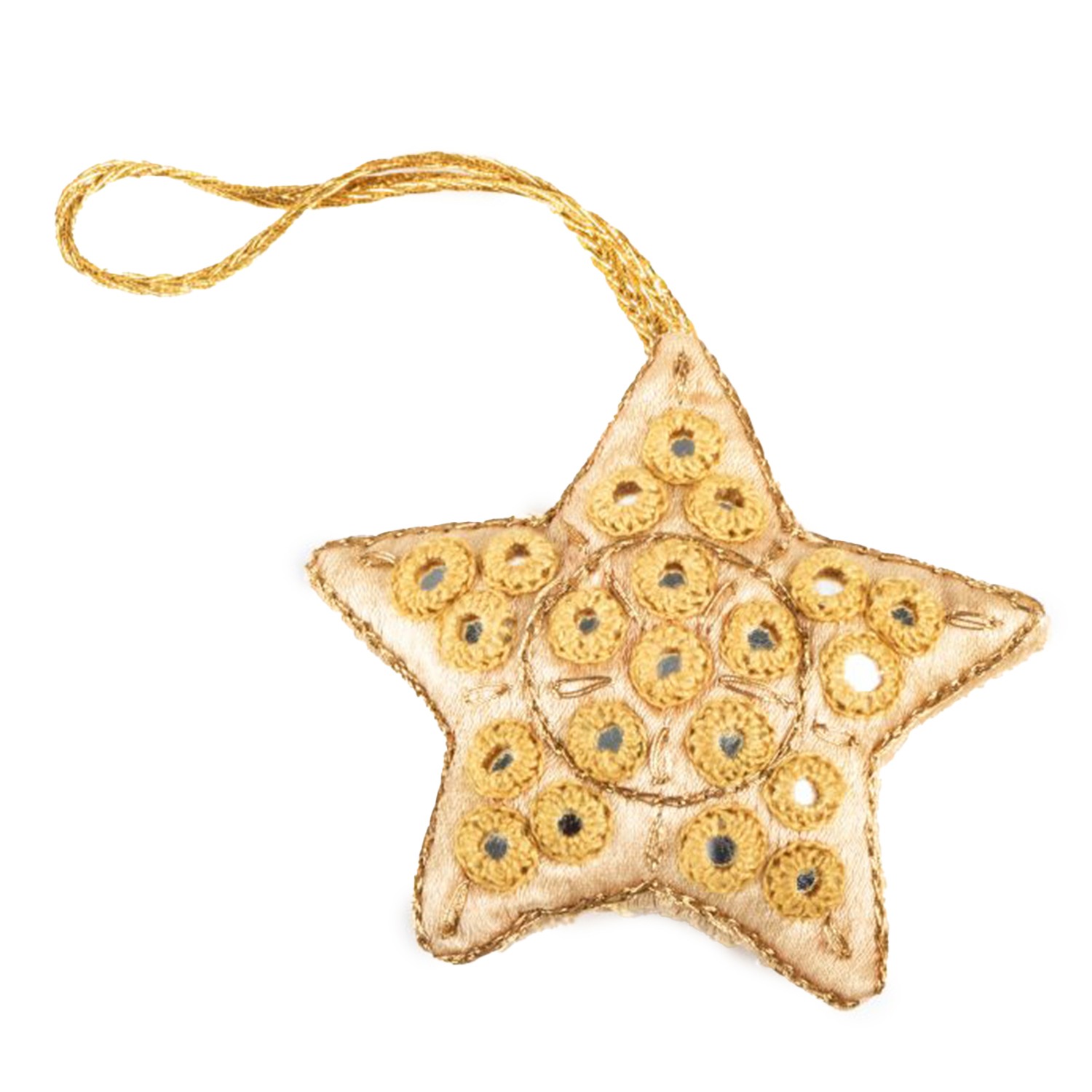 Trade Aid Mirror Star Hanging Decoration