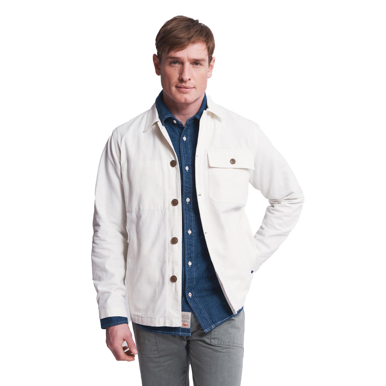 Aubin Kent Canvas Overshirt