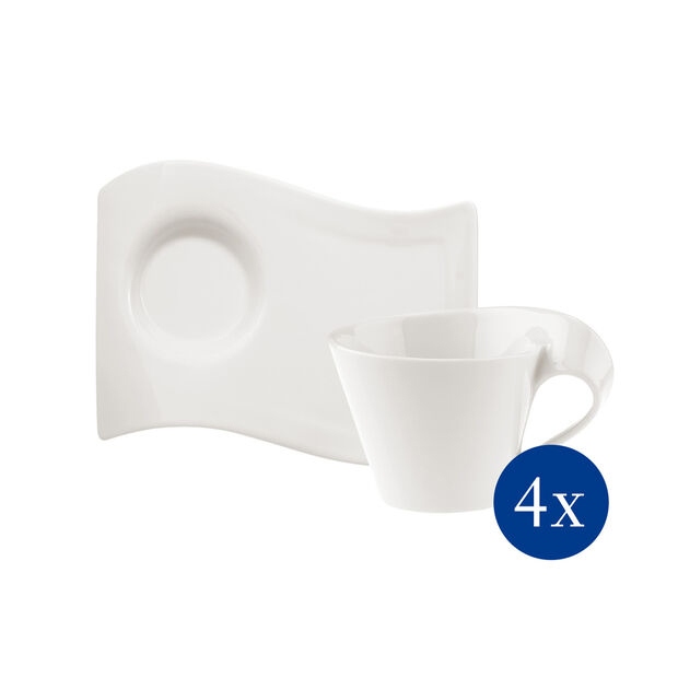 Villeroy & Boch NewWave Caffe Cappucino Set Of 8 Pieces