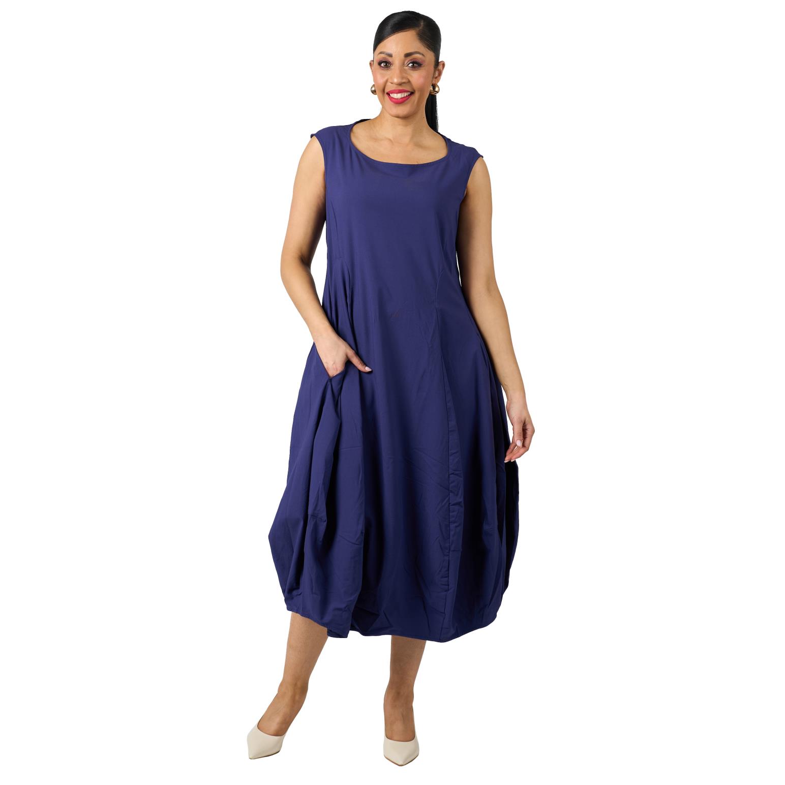 Rundholz Cap Sleeve Dress