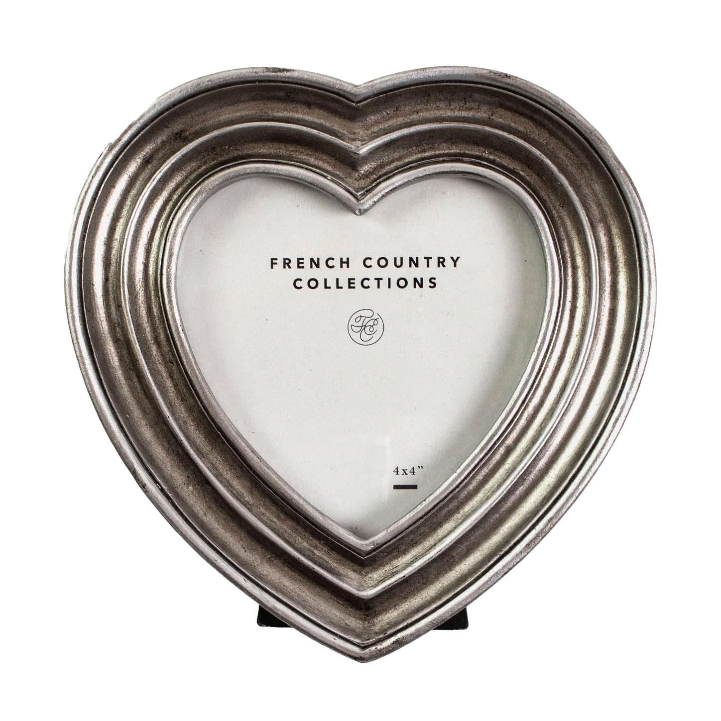 French Country Chunky Heart Photo Frame 4x4