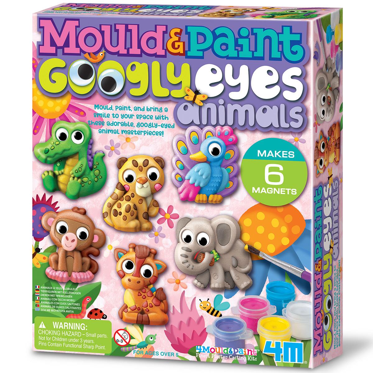 Voodle Mould & Paint Googly Eyes Animals