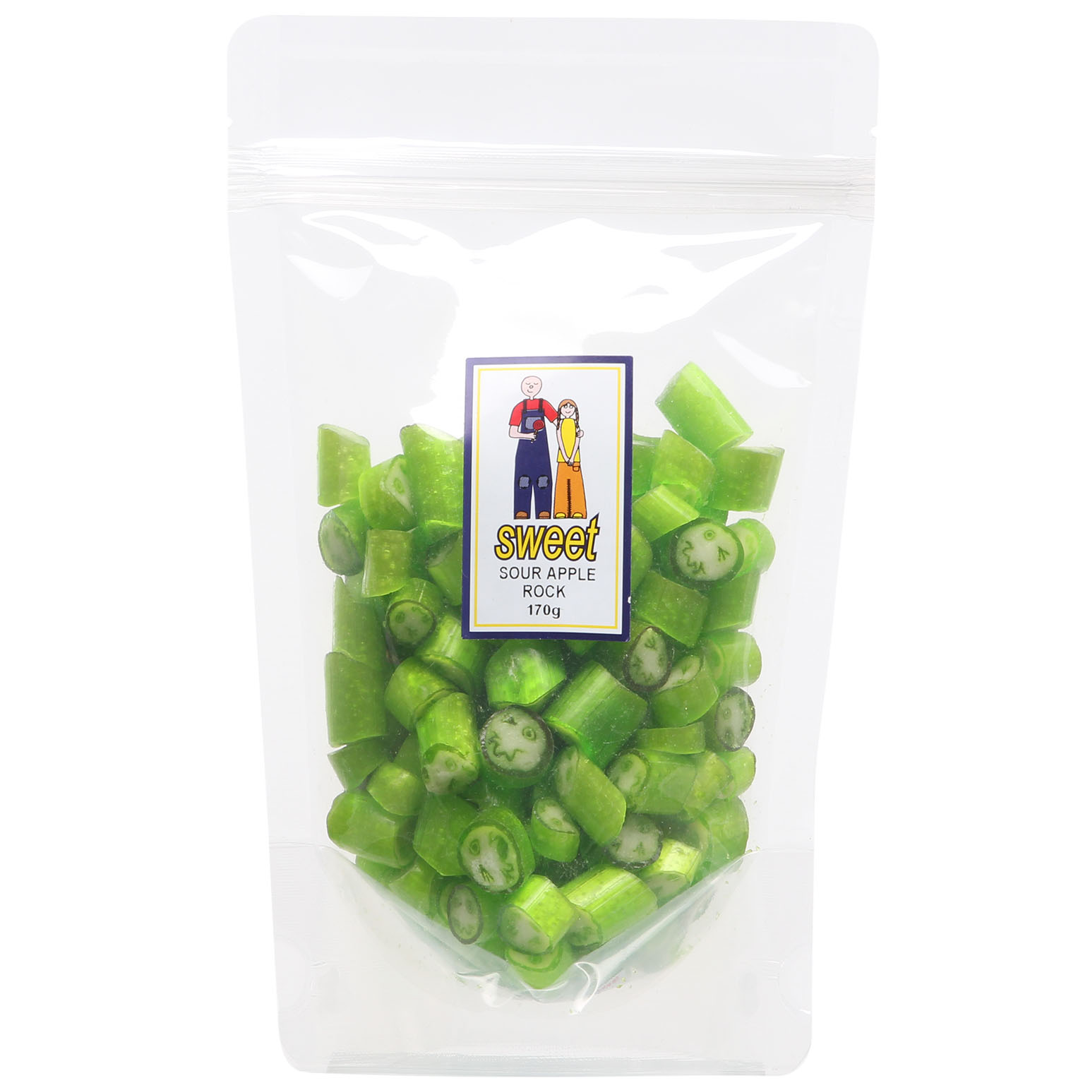 Sweet Sour Apple Rock Bag 170g