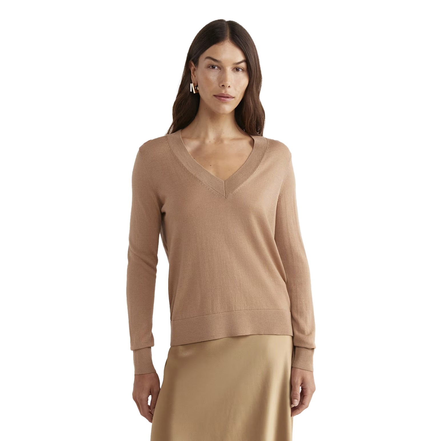 Sportscraft Francis Merino V Neck Knit