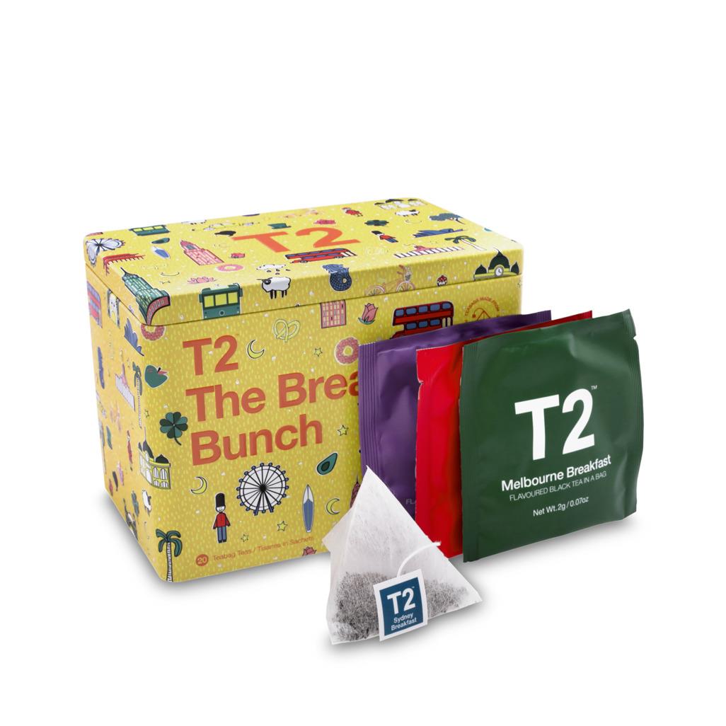 T2 The Breakfast Bunch Tea Bag Gift Pack