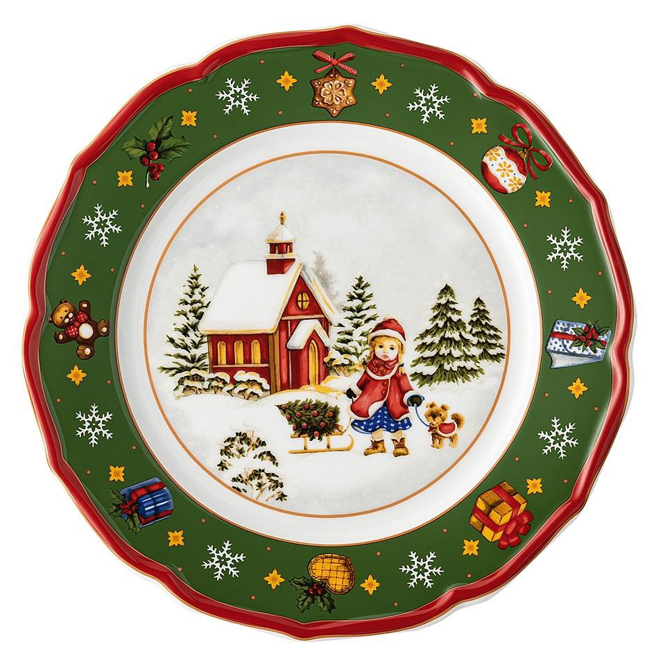 Hutschenreuther Happy Wintertime Green Plate 22cm