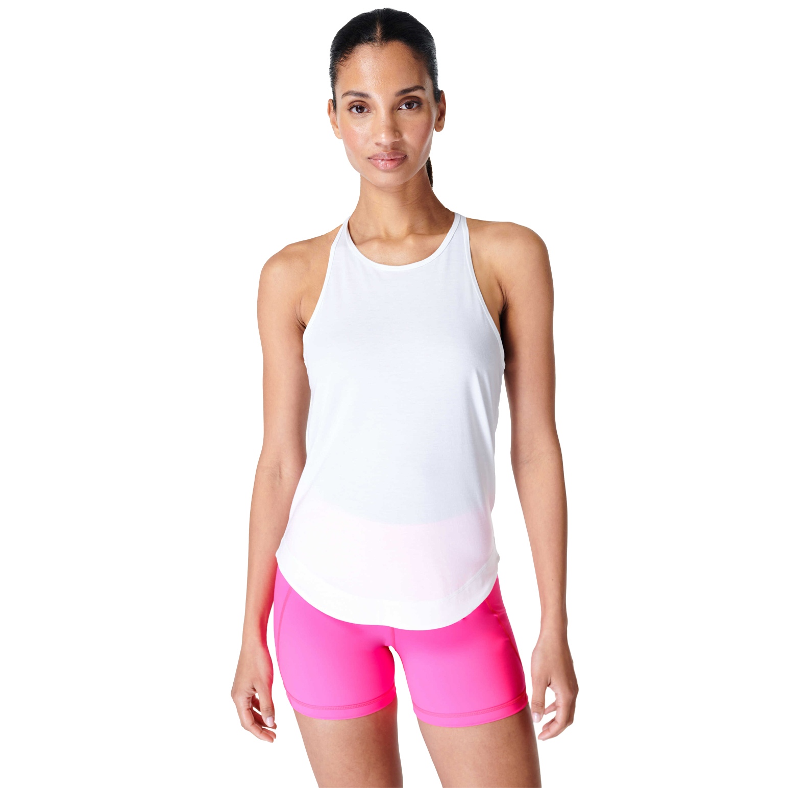 Sweaty Betty Breathe Easy Run Tank Top White