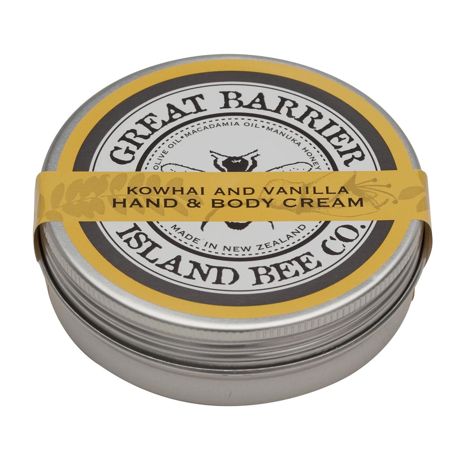 Great Barrier Island Bee Co Island Flowers Kowhai Vanilla Hand & Body Cream