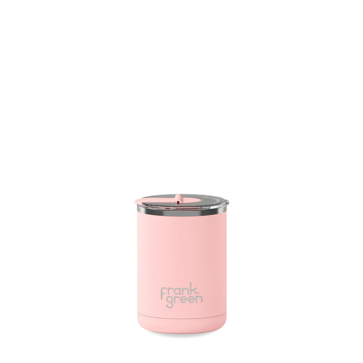 Frank Green 12oz Reusable Cup With Hinged Lid Blushed