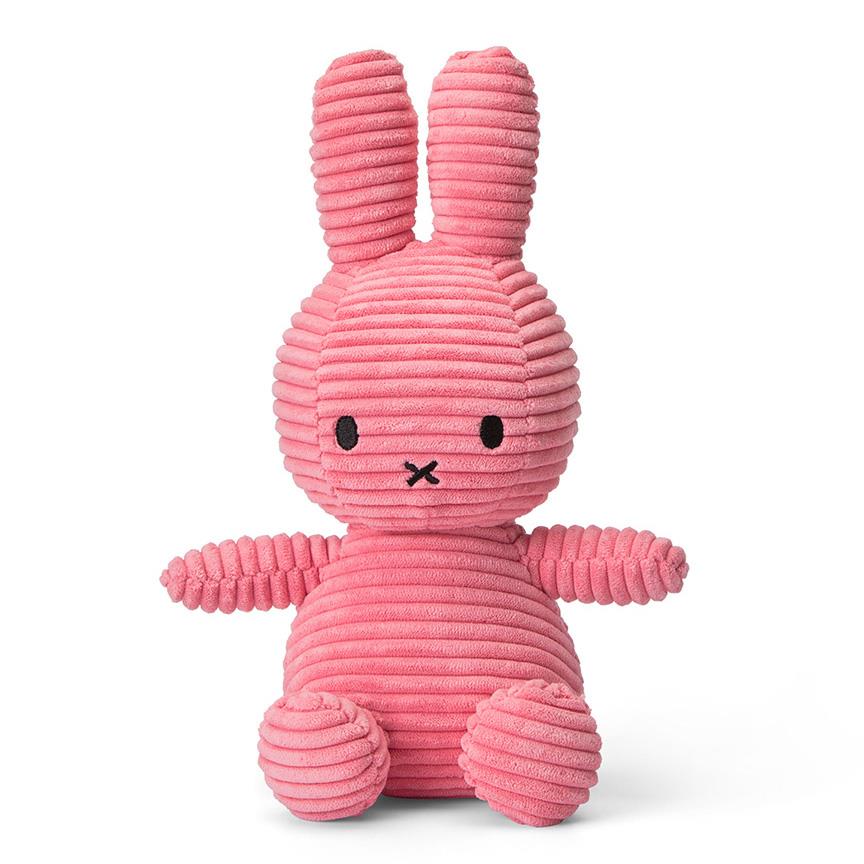 Miffy Plush Miffy Eco Corduroy Bubblegum Pink 23 cm