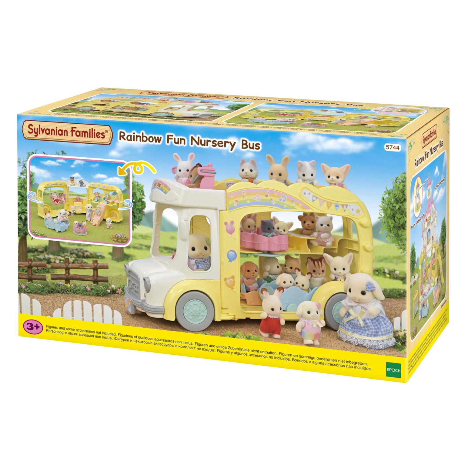 Sylvanian Families Rainbow Fun Nursery Bus