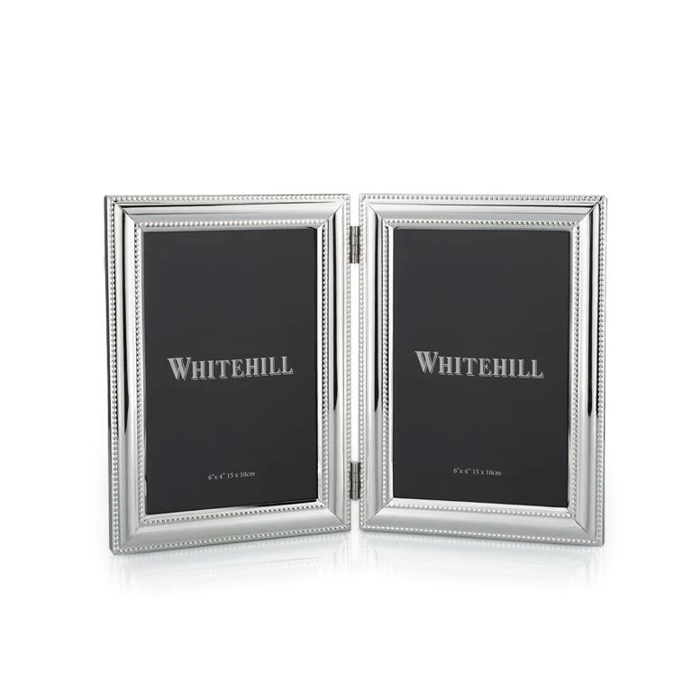 Whitehill Silver Plated Double Bead Frame 10 x 15cm