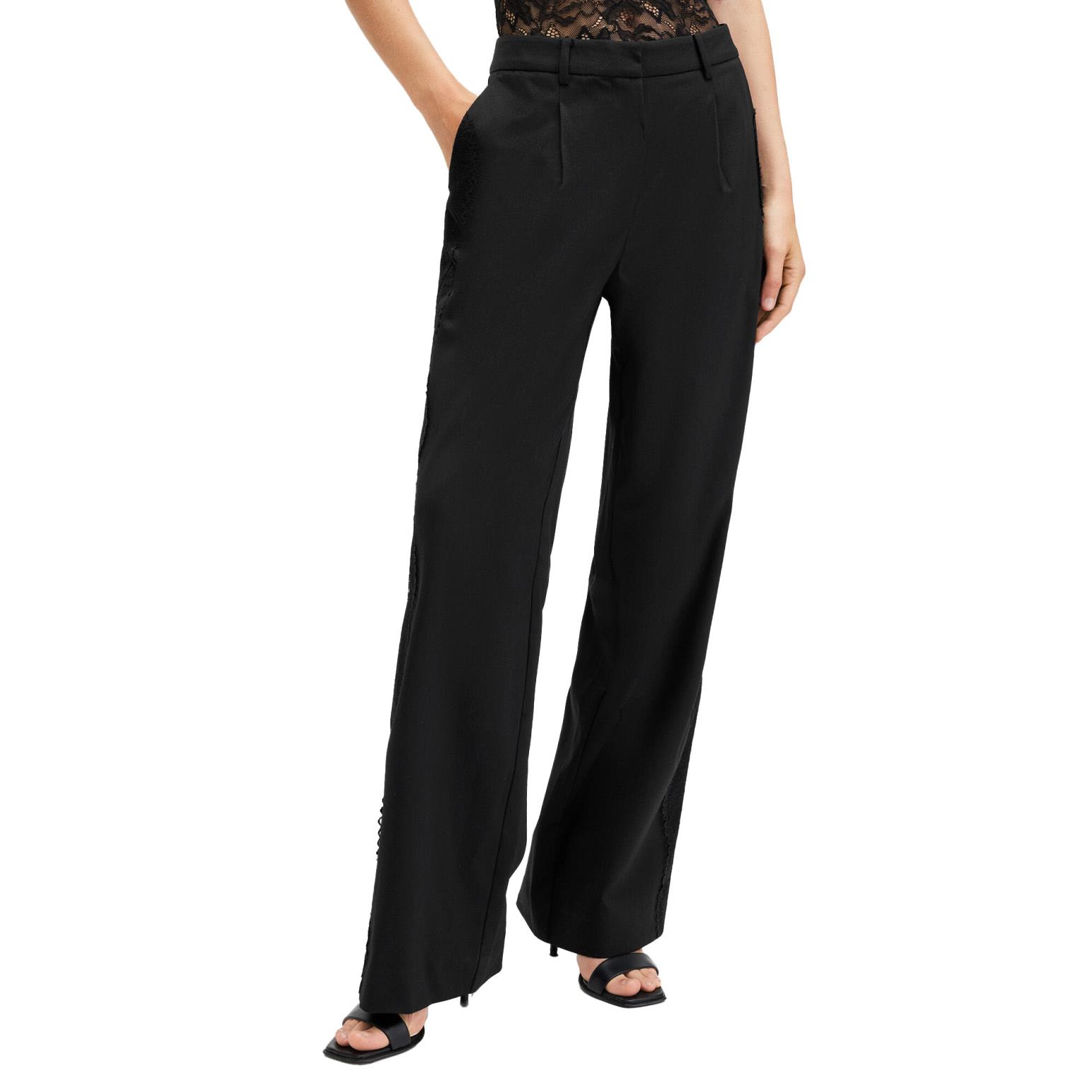 AllSaints Lacey Lace Trim Trousers