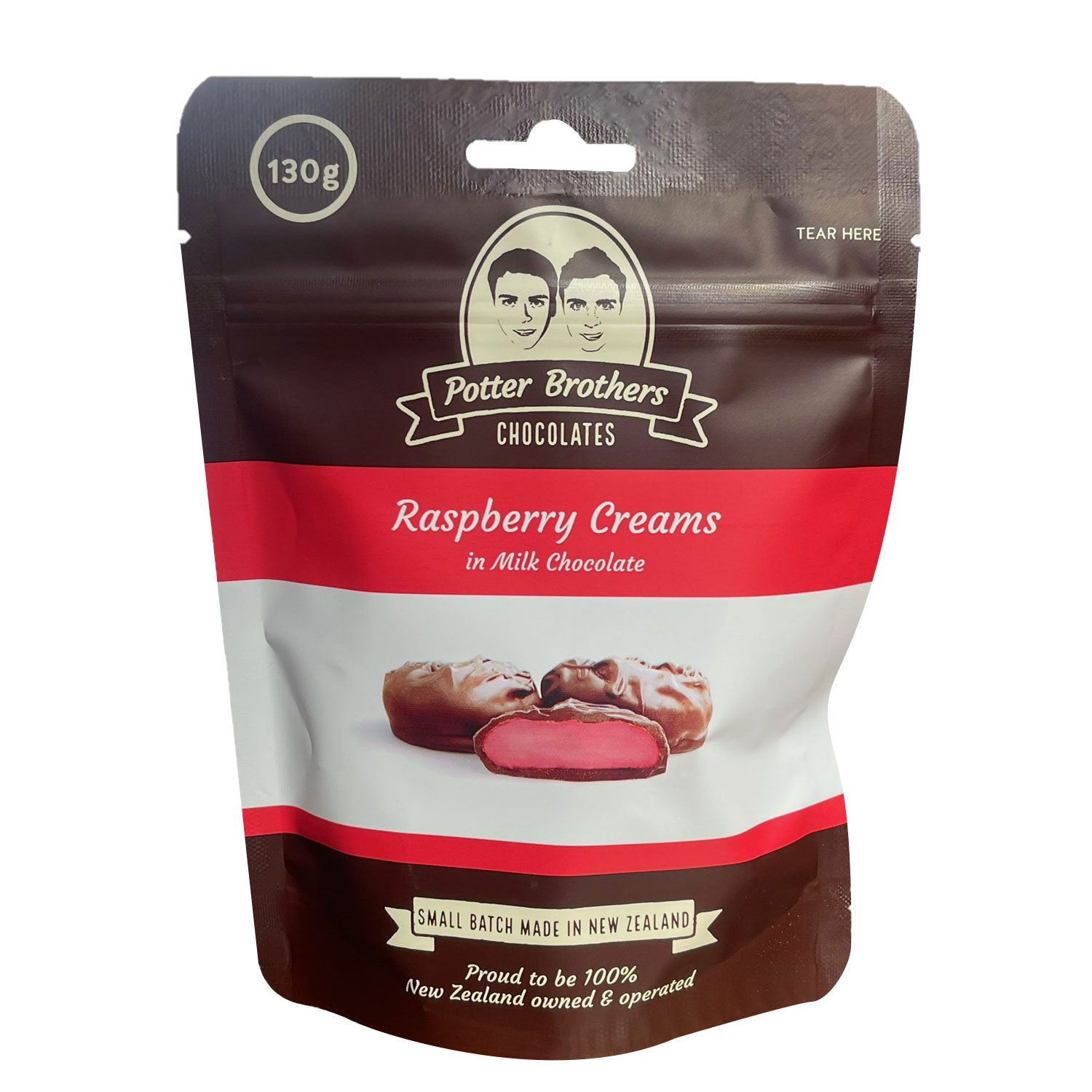 Potter Brothers Raspberry Creams 130g