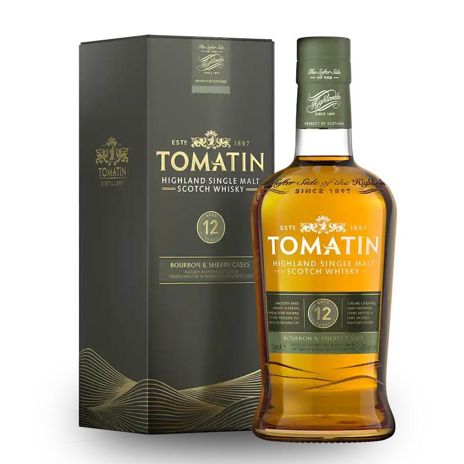 Tomatin 12yo Whisky 43% 700ml