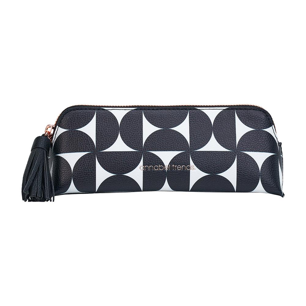 Annabel Trends Vanity Bag Mini - Black & White Geometric