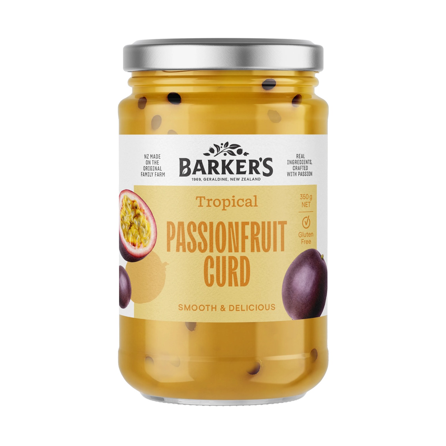 Barker's Passionfruit Curd 350g