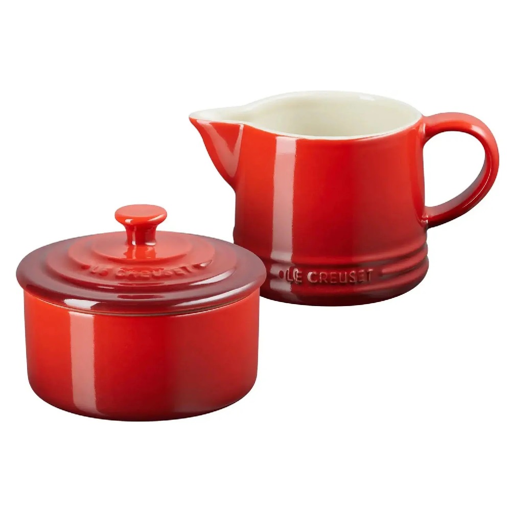 Le Creuset Milk & Sugar Set - Cerise