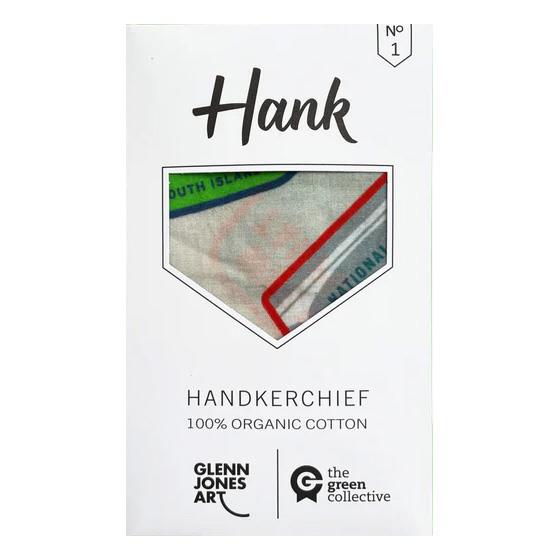 HANK 1. NATIONAL PARKS by Glenn Jones Organic Cotton Handkerchief